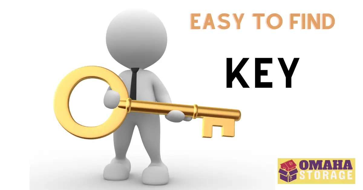 How to organize your storage unit (with pictures) 10 Keep your storage lock key in an easy to find place.
