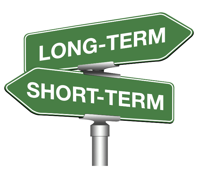 You can rent self storage for long term or short term
