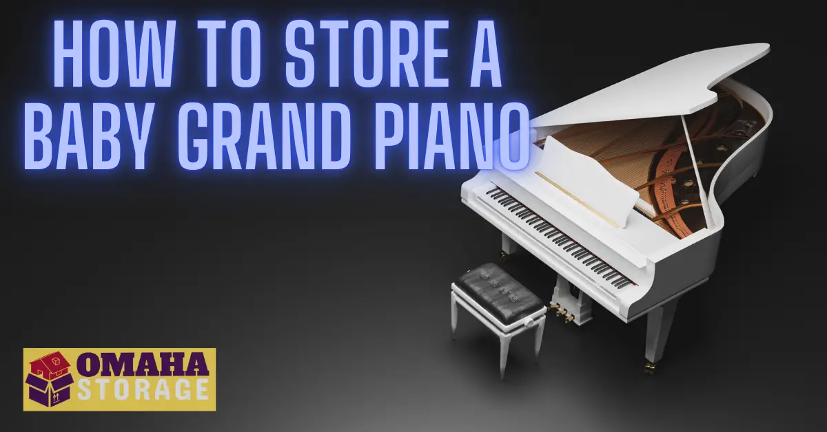 How to store a baby grand piano