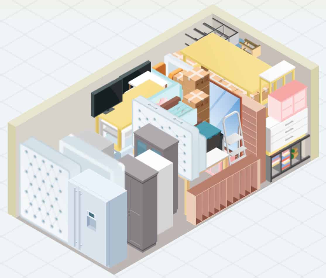 How big of a storage unit do i need (2023) 10 10 x 20 Storage Space. Also a very common size. How big of a unit do you need... this one is fairly large.