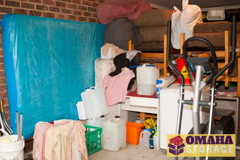 Storing larger items in the back and going vertical with the chairs.