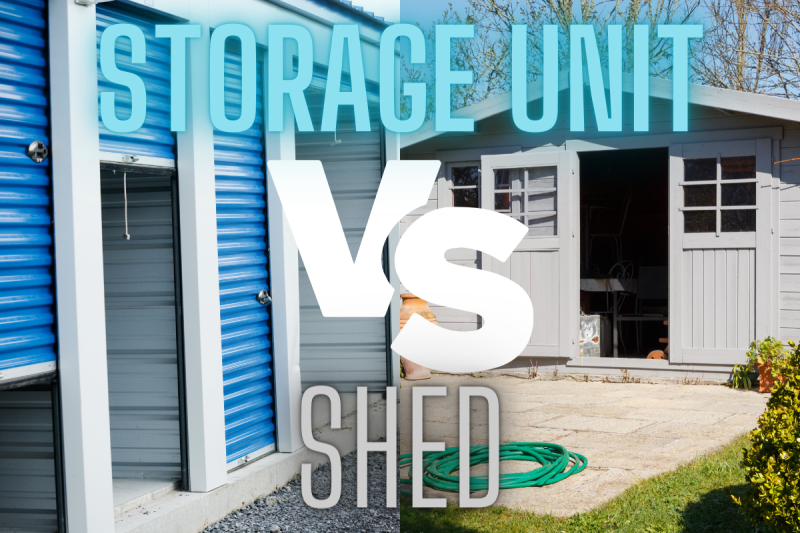 Cost Comparison Renting a Storage Unit vs. Buying a Shed Self