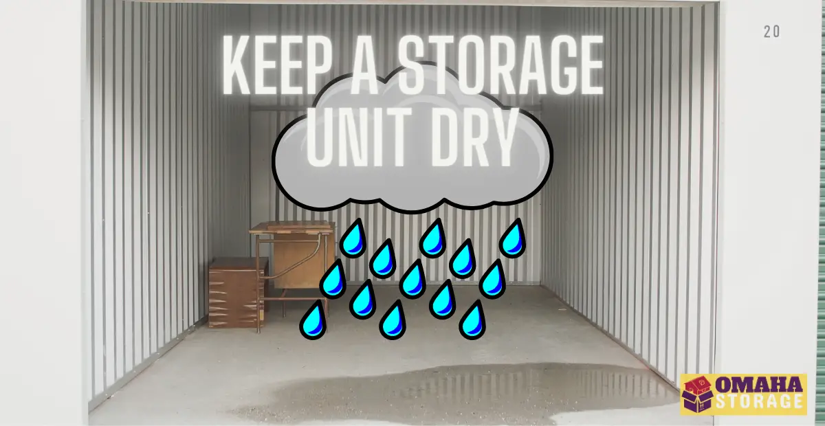 Storage units and dampness
